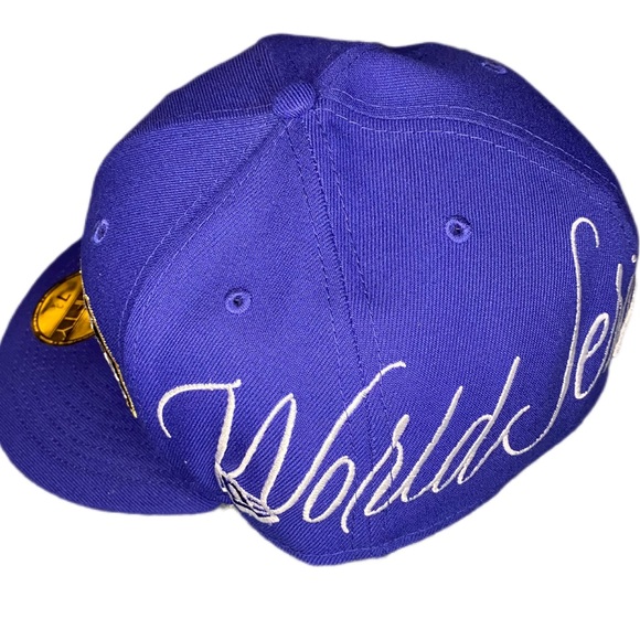 NWT LA Dodgers World Series Champions Fitted Hat - Picture 6 of 10
